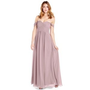 Azazie Corin bridesmaid dress in vintage mauve